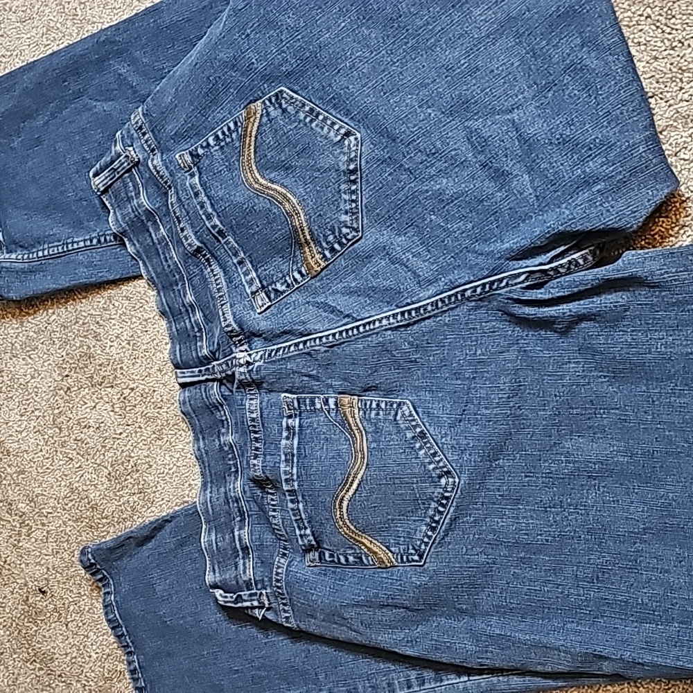 🟠A4❤️🔹️Mid-rise Bootcut Jeans #A4